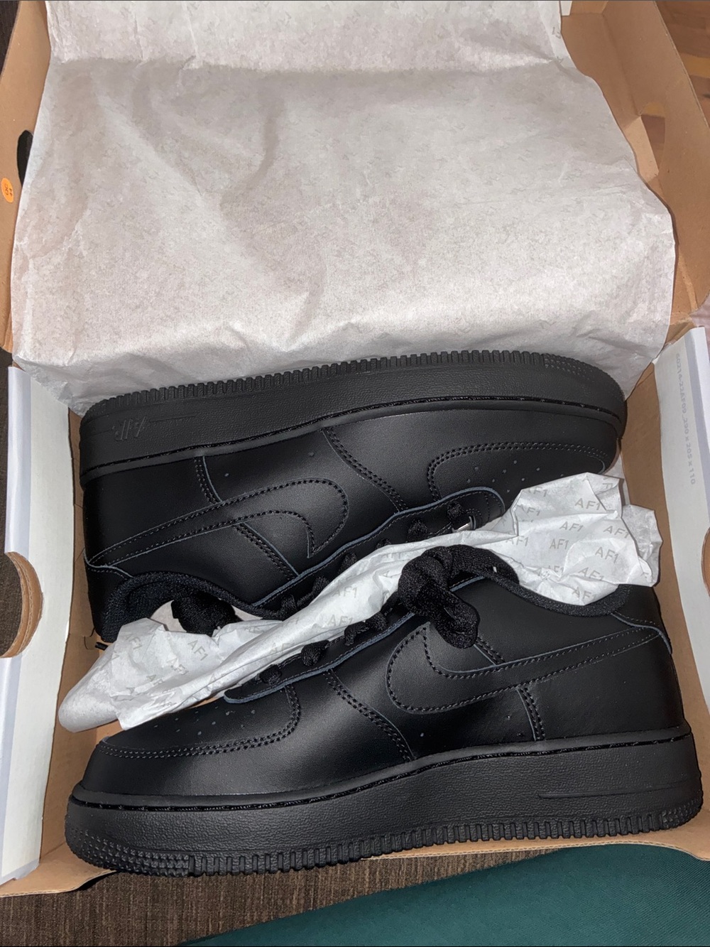 Nike Air Force 1 LE All-Black Low Top